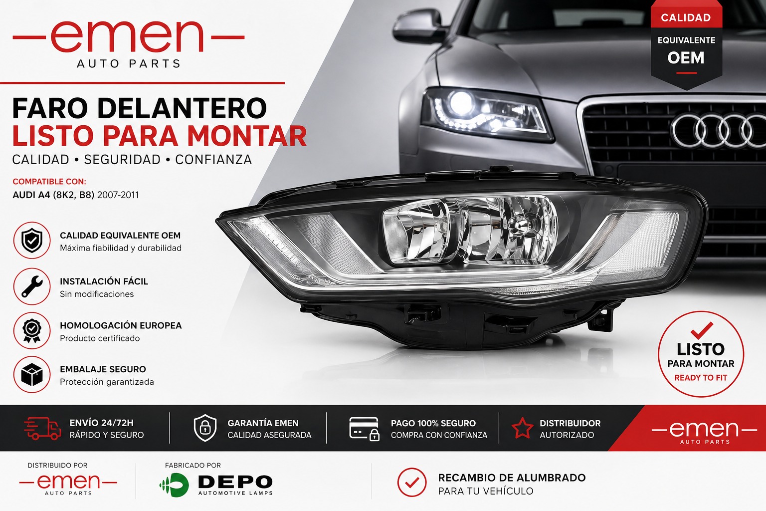 Información de Calidad EMEN Auto Parts