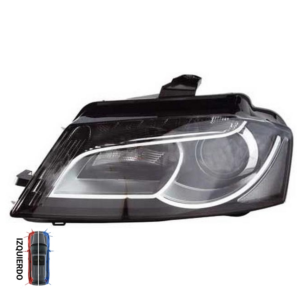 Faro Principal Eléctrico Con Motor - Izquierdo - Audi A3 3P (2009-2012)